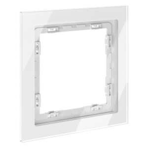 Рамка стеклянная Voltum S70 Белый глянцевый VLS110101