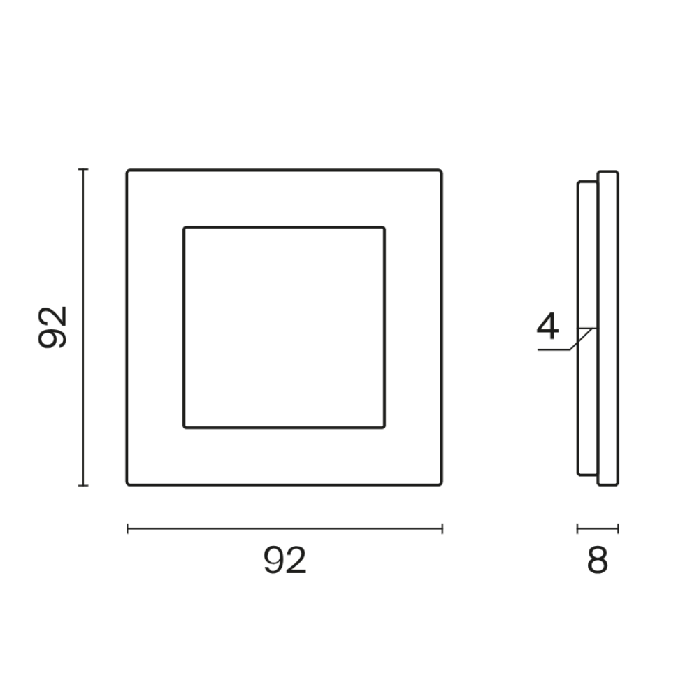 Рамка стеклянная Voltum S70 Белый глянцевый VLS110101 — изображение 3