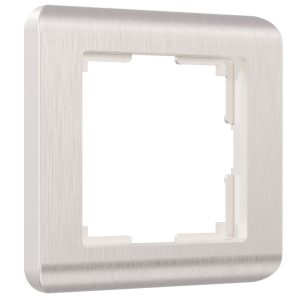 Рамка из поликарбоната Werkel Stream на 1 пост Перламутровый W0012113