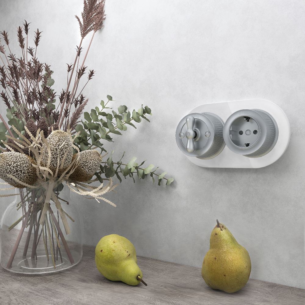 Рамка стеклянная Werkel на 2 поста Белый W0025101 — изображение 2