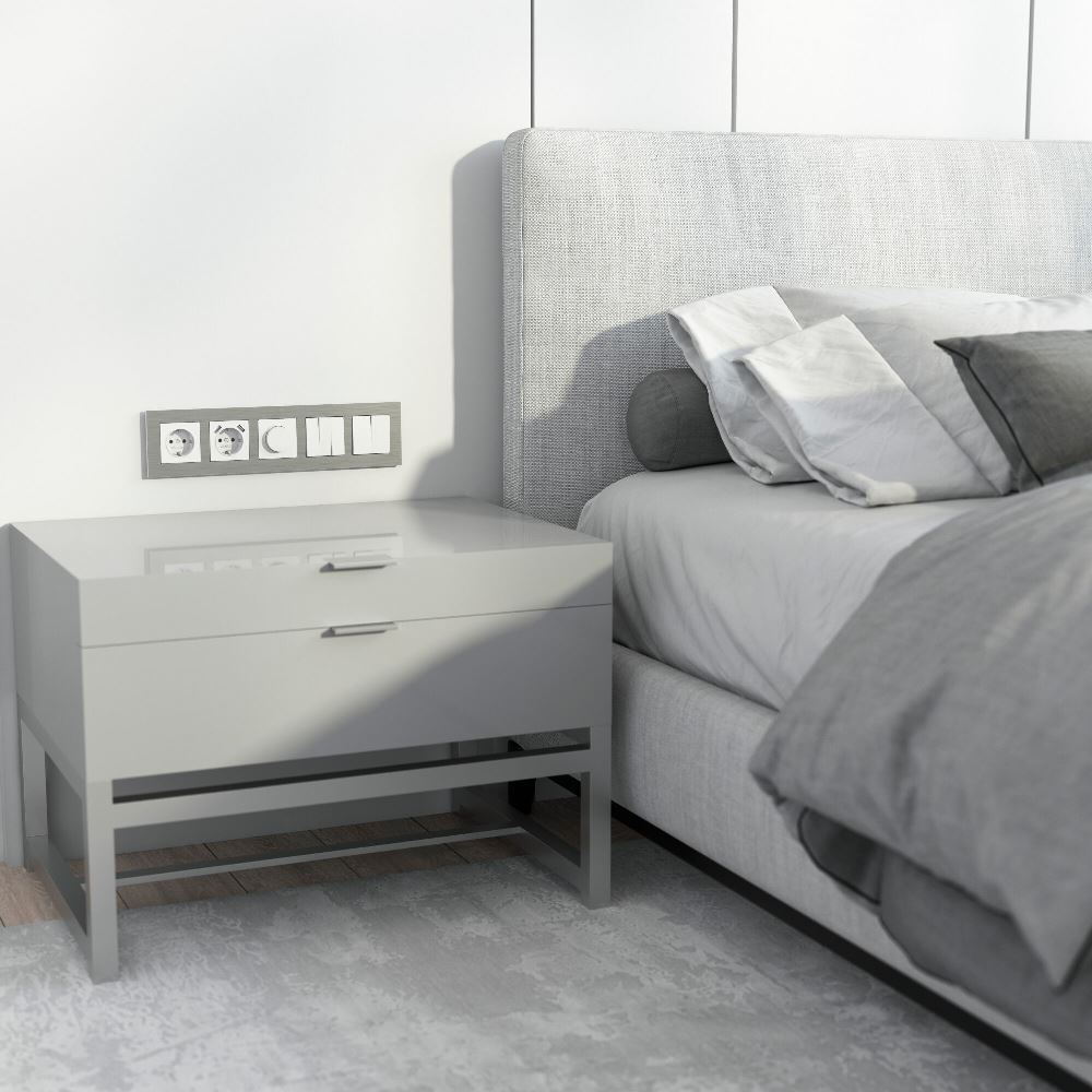 Рамка из металла Werkel AluMax на 5 постов Алюминий W0053506 — изображение 2