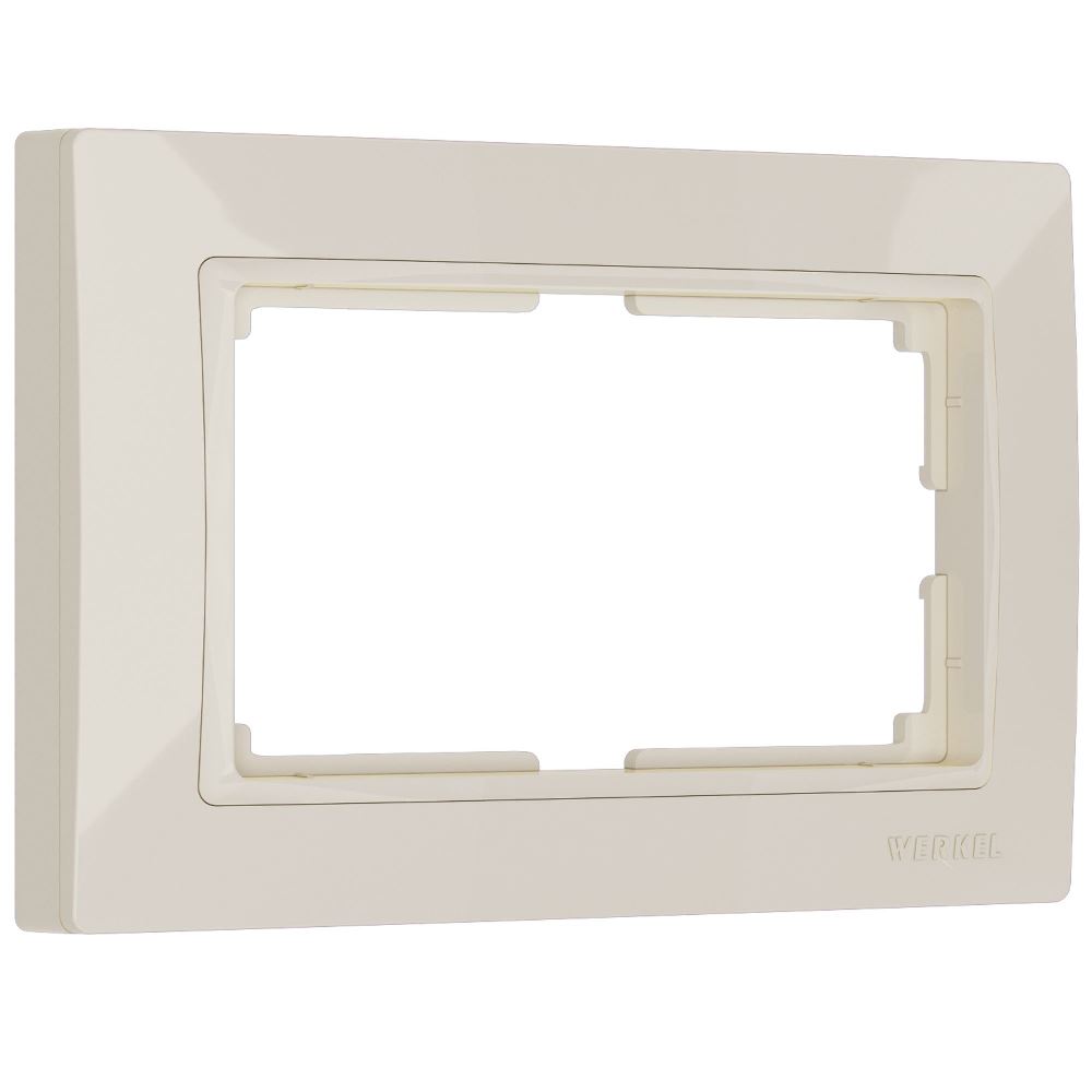 Рамка для двойной розетки Werkel Snabb basic Слоновая кость W0082003