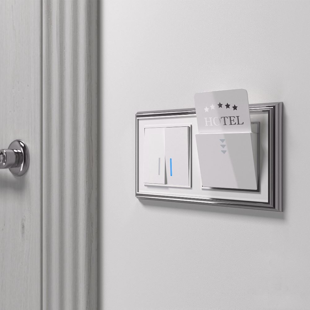 Выключатель электронный карточный встраиваемый Werkel Белый W1153101 — изображение 3