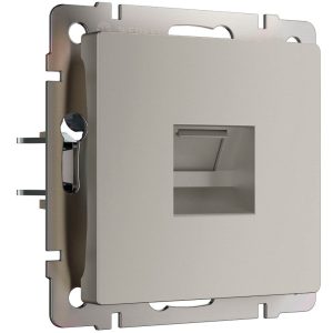 Розетка встраиваемая Ethernet Werkel RJ-45 Дымчатый W1281004