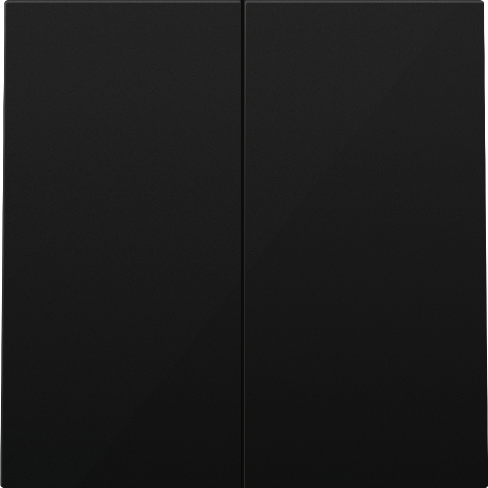 Выключатель двухклавишный встраиваемый Donel R98 Карбон матовый DA10500-DA29530 — изображение 2