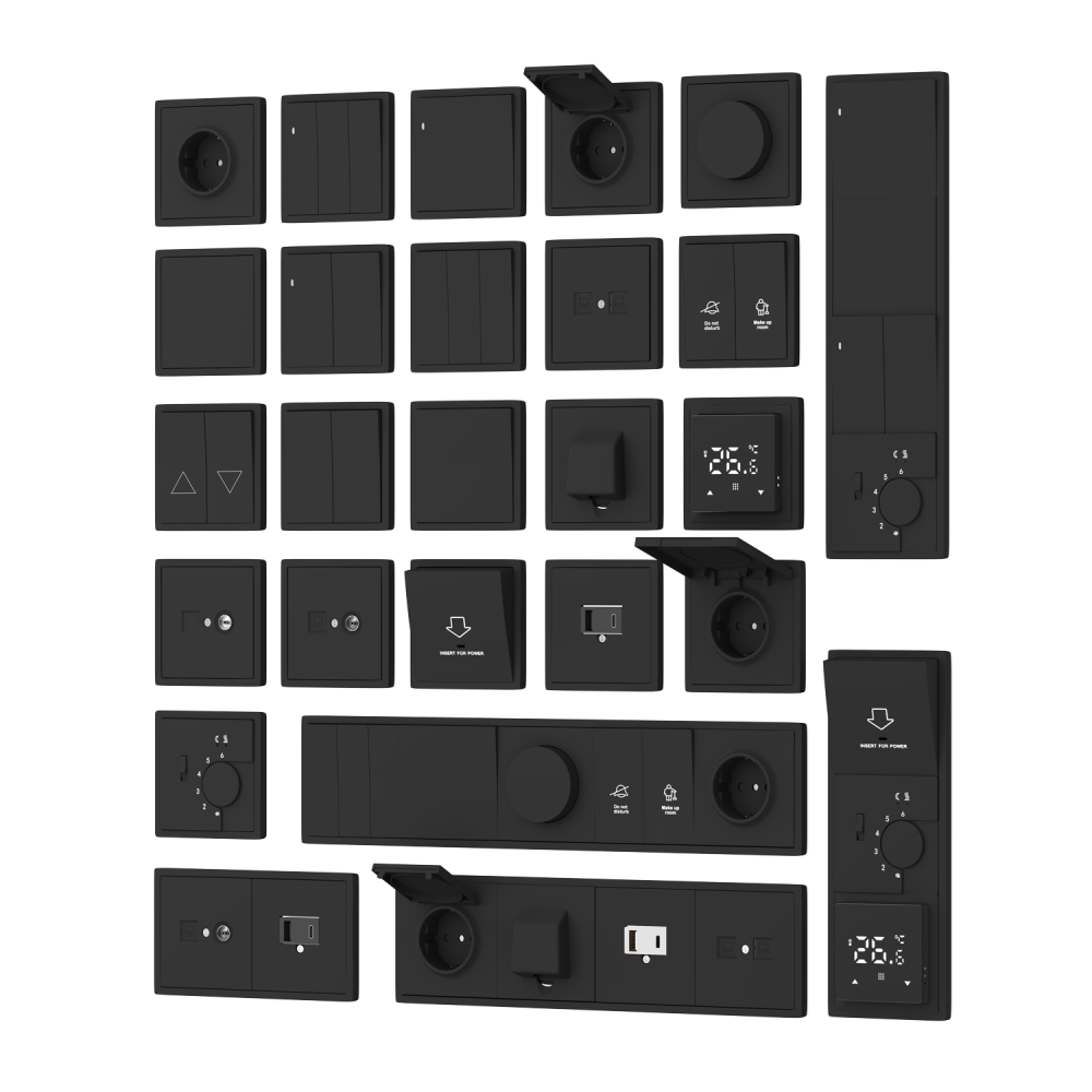 Выключатель электронный карточный встраиваемый Donel R98 Карбон матовый DA14000-DA59030 — изображение 3