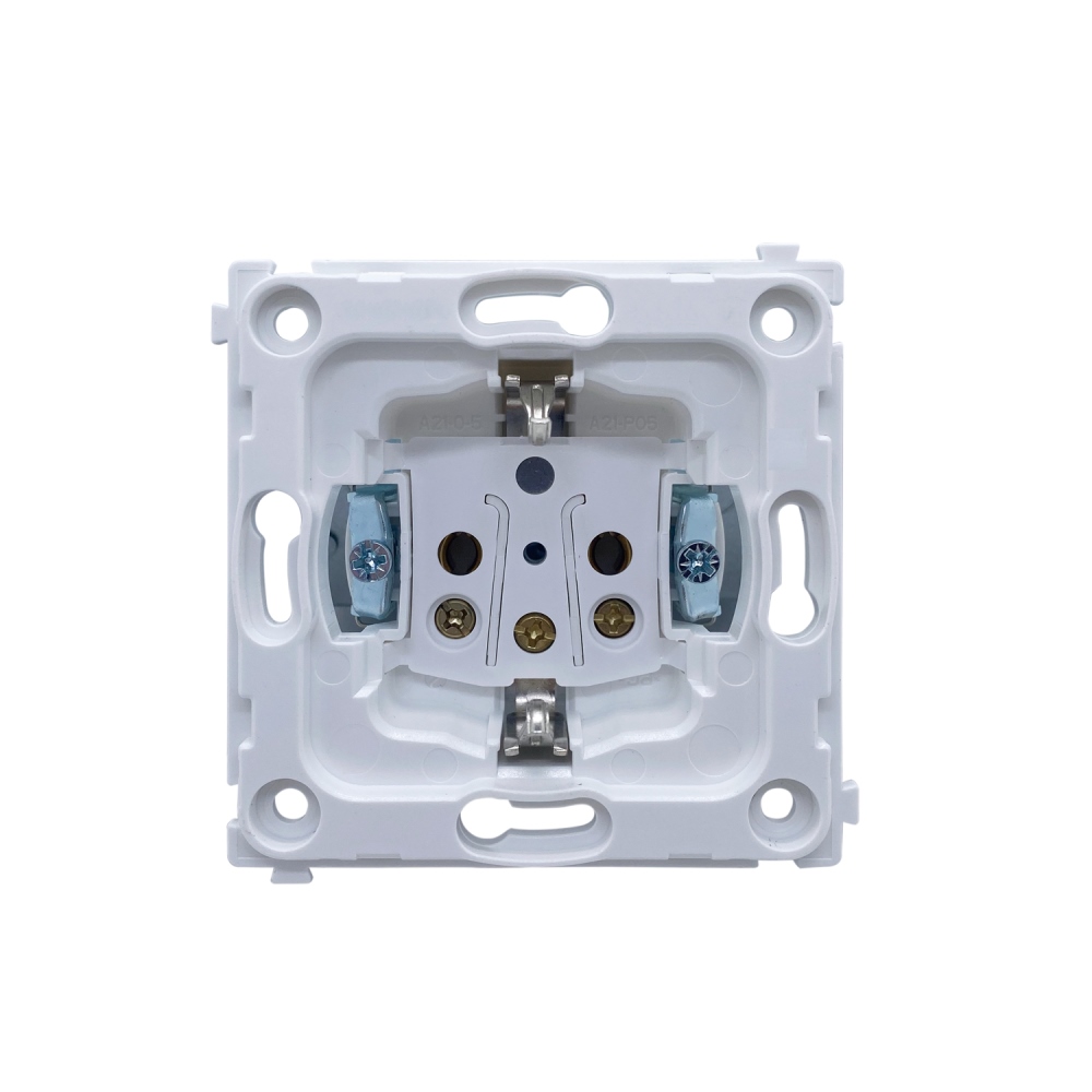 Розетка встраиваемая Donel R98 Schuko с заземлением и шторками на винтах Изумруд матовый DA18800-DA22039 — изображение 5