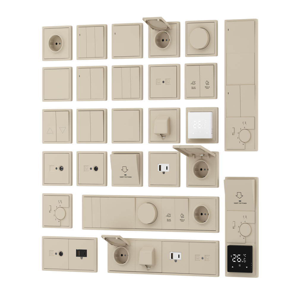 Рамка пластиковая Donel R98 на 4 поста Кашемир матовый DA21435 — изображение 2