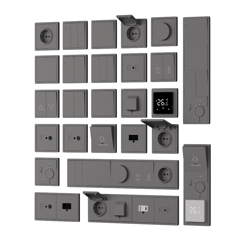 Рамка пластиковая Donel R98 на 5 постов Шоколад матовый DA21542 — изображение 2