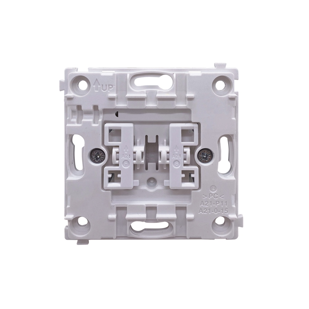 Выключатель двухклавишный встраиваемый звонковый Donel R98 Metal Вороненая сталь DA25100-DA295GS — изображение 5