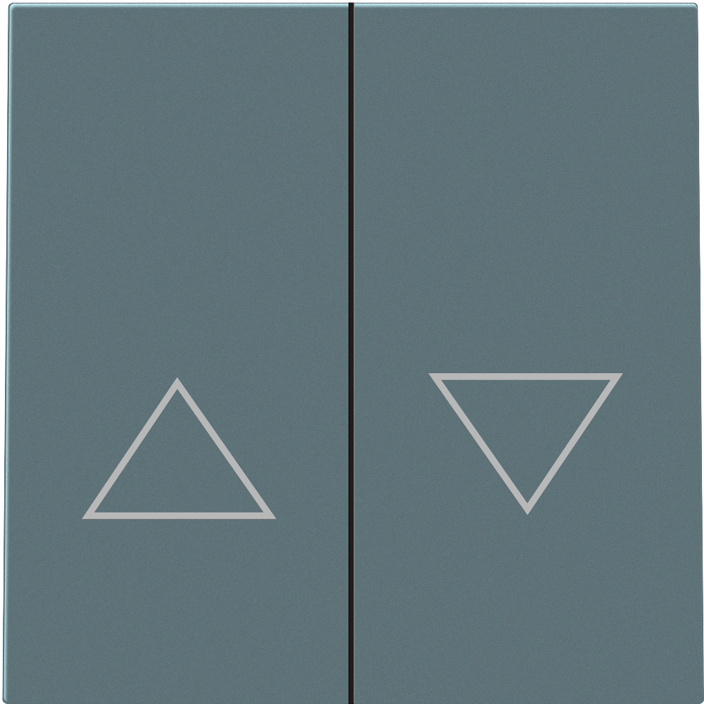 Выключатель жалюзи встраиваемый Donel R98 с блокировкой Изумруд матовый DA25800-DA29439 — изображение 2