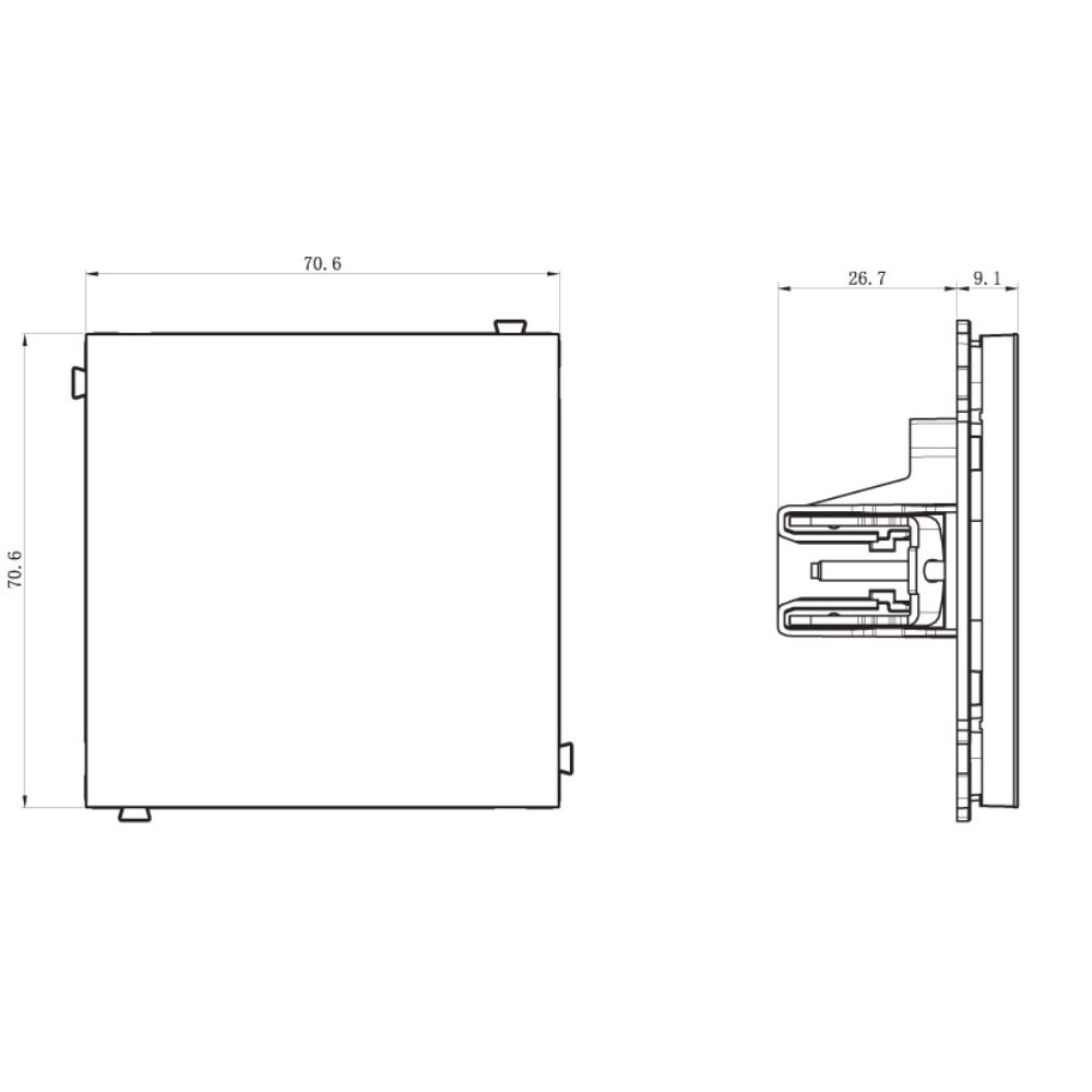Заглушка Donel R98 Шоколад матовый DA26842 — изображение 3