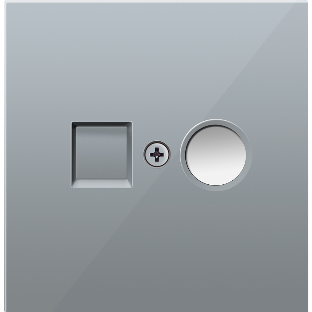 ТВ-розетка встраиваемая оконечная Donel R98 Алюминий матовый DA30100-DA87926 — изображение 2