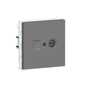 Розетка встраиваемая TV-SAT Donel R98 F-разъём Шоколад матовый DA30200-DA87942