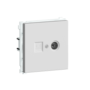 Розетка встраиваемая комбинированная Donel R98 RJ45+ SAT Белый матовый DA30600-DA88933