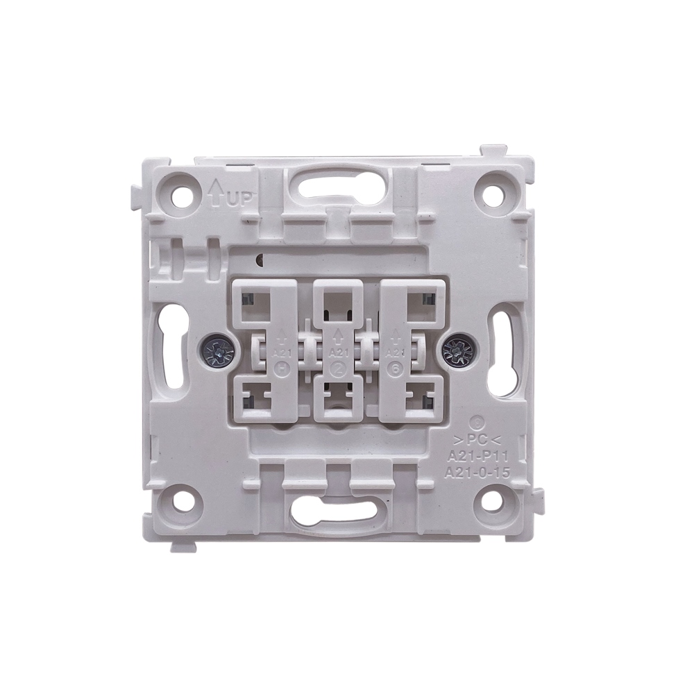 Выключатель трехклавишный встраиваемый Donel R98 звонкового типа Коралл матовый DA35100-DA29345 — изображение 4