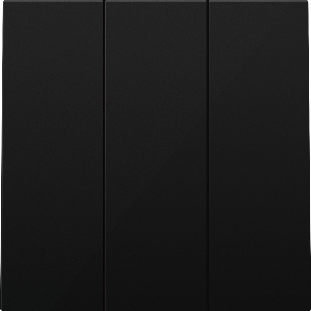 Выключатель трехклавишный встраиваемый Donel R98 звонкового типа Карбон матовый DA35100-DA29330 — изображение 2