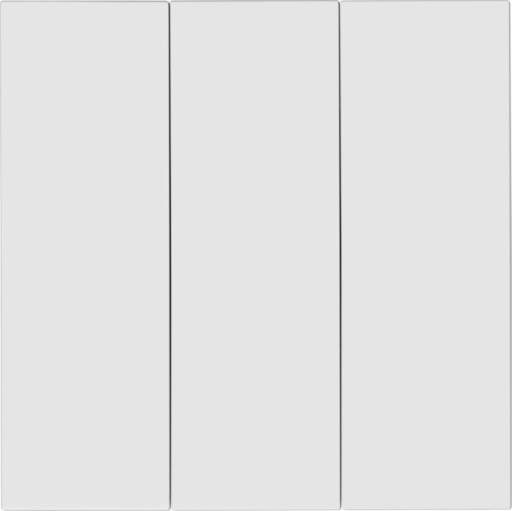 Выключатель трехклавишный встраиваемый Donel R98 звонкового типа Белый матовый DA35100-DA29333 — изображение 2