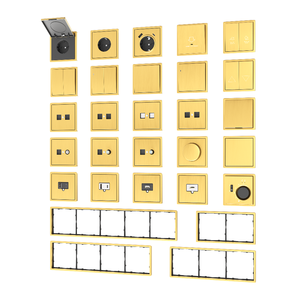 Диммер Donel R98 Metal Dali роторный Золото матовое DDIMTWDali-2-DA650BR — изображение 3