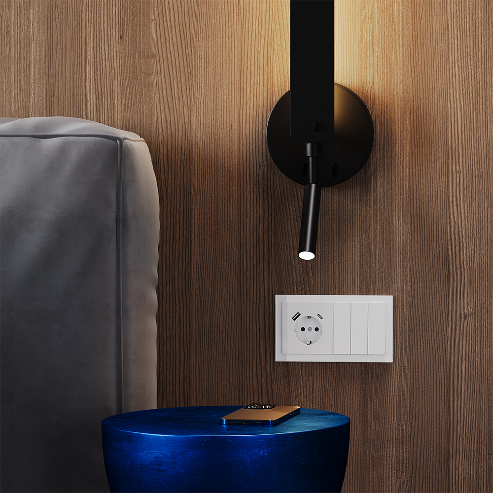 Выключатель трехклавишный встраиваемый Voltum S70 Белый Глянцевый VLS030101 — изображение 5