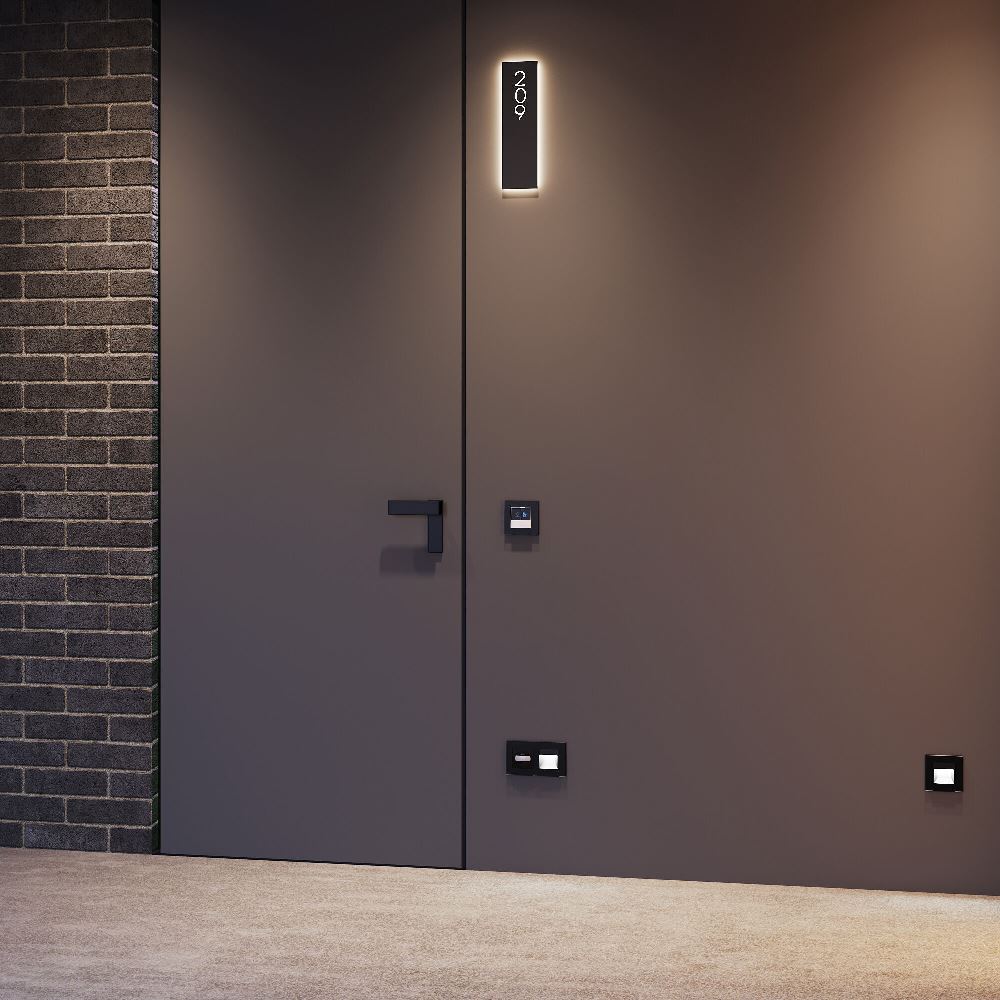 Кнопка звонка Werkel с индикацией для отелей Белый W1114601 — изображение 4