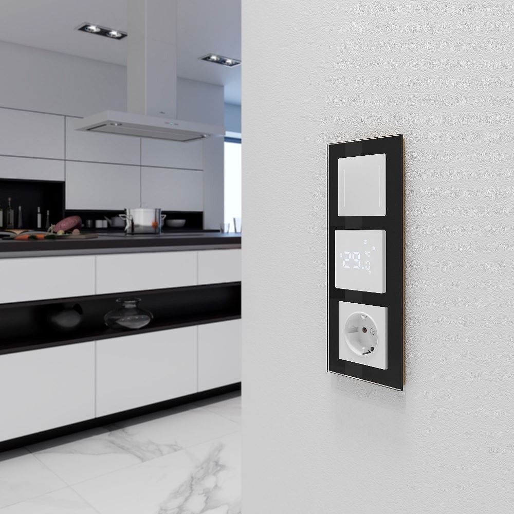 Умный сенсорный терморегулятор Werkel для теплого пола с Wifi Белый W1151201 — изображение 3