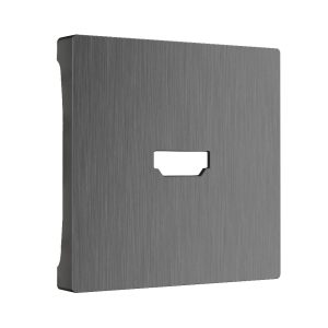 Накладка для розетки HDMI Werkel Графит рифленый W1196004